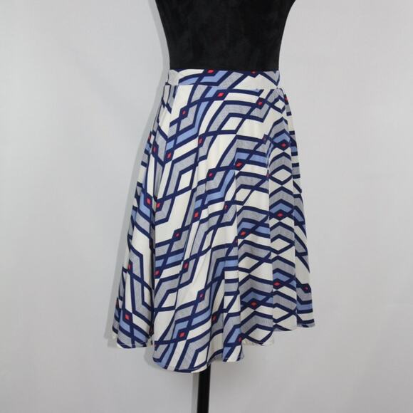 Anthropologie Francesca's Birdhouse Geometric Print Skit Size Medium - Picture 11 of 12